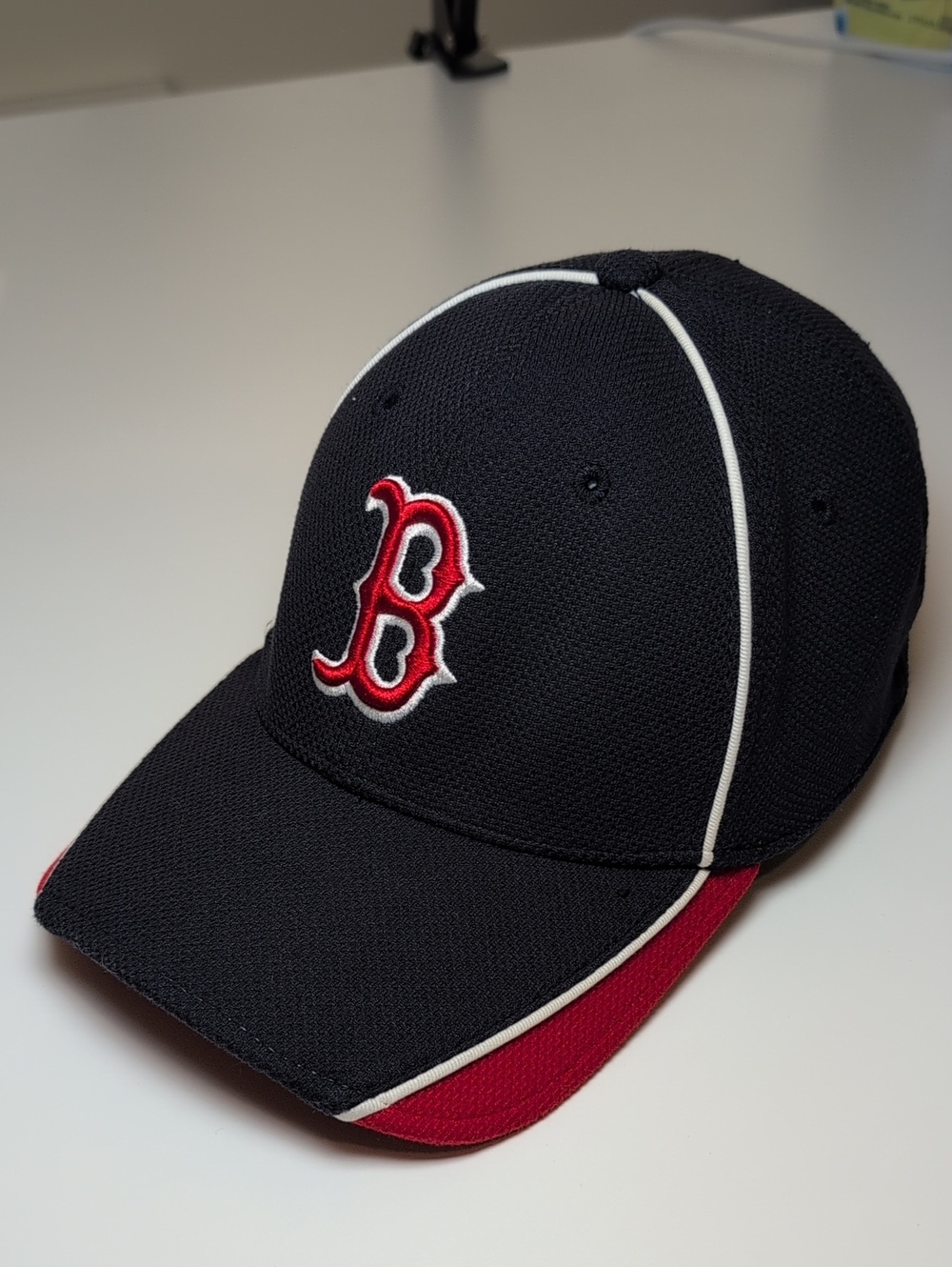 New Era Black and Red Youth 39THIRTY Boston Red Sox Baseball Cap